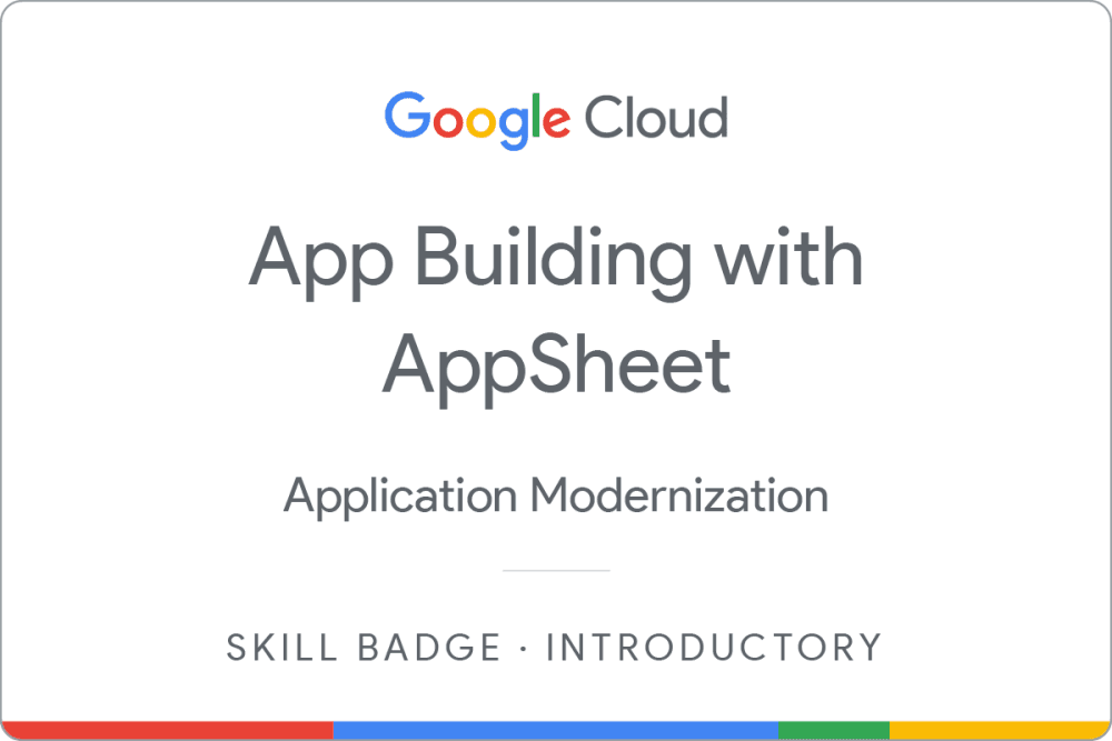 App Building with AppSheet